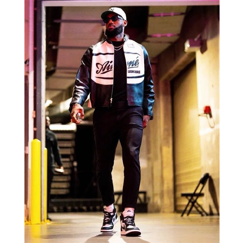 AIME LEON DORE レザーバイカージップアップジャケット T288-11515141312